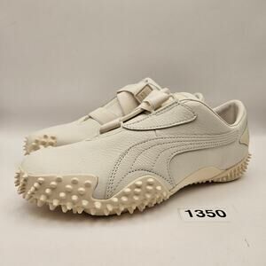 PUMA RARE WOMEN'S 7.5 MOSTRO LEATHER FROSTED IVORY WHITE 403569-02 LOW SNEAKER